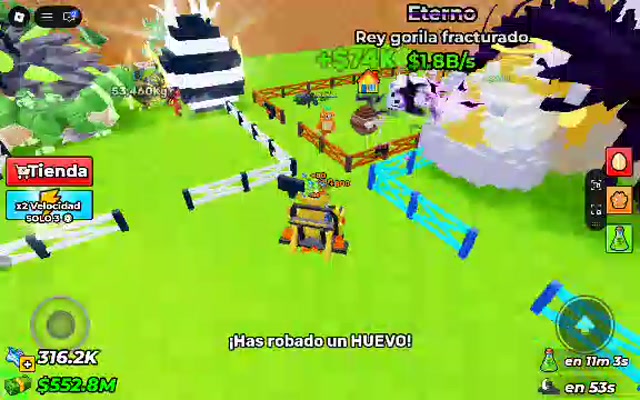 Playing steal a egg 2