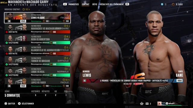 Daily Fight 💢 17 08 2026 💢 EA Sports UFC 6 💢 Fight Week Contracts 💢