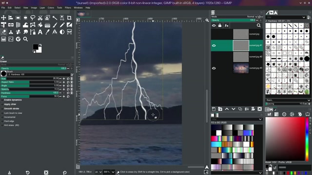 lightings with GIMP V3.2