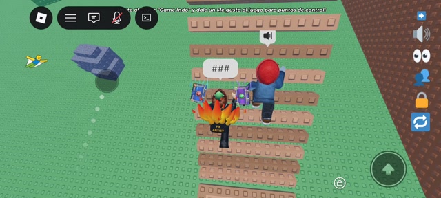 Estaba en obby hasta respente alguien usa chat de voz