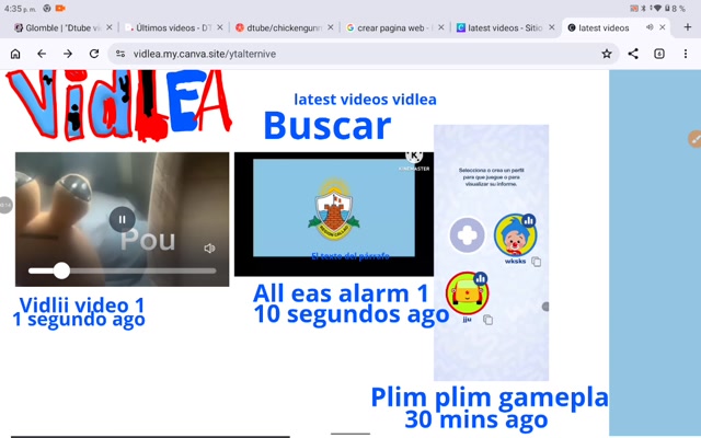 I made a alternative of YouTube free of use (pls Made a video)