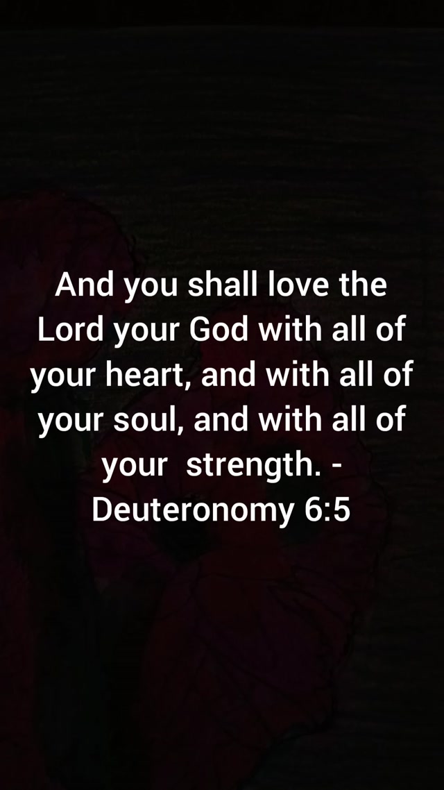 Deuteronomy 6:5