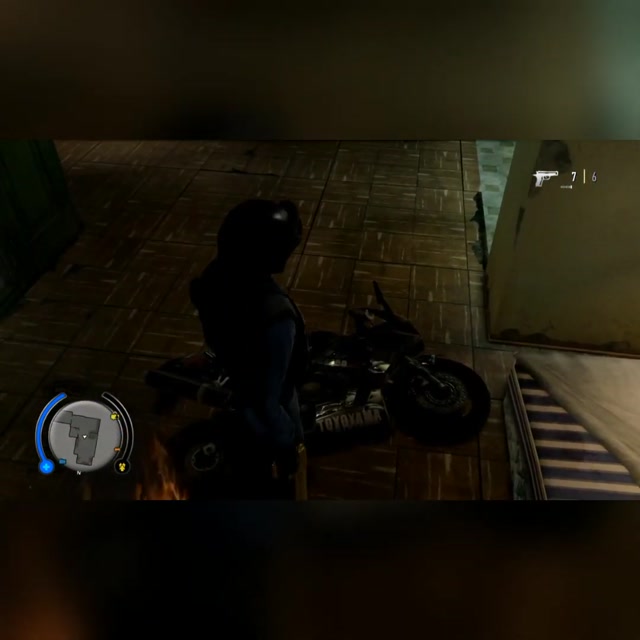 roasted motorcycle in the Apartment