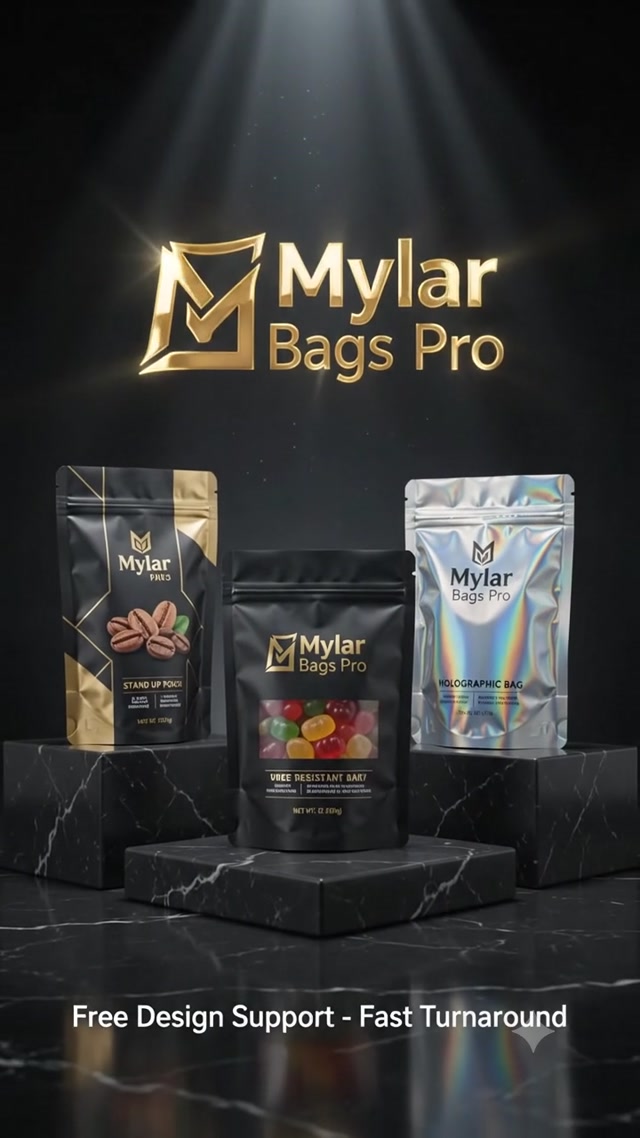 Custom Printed Mylar Bags in San Diego, CA | Mylar Bags Pro
