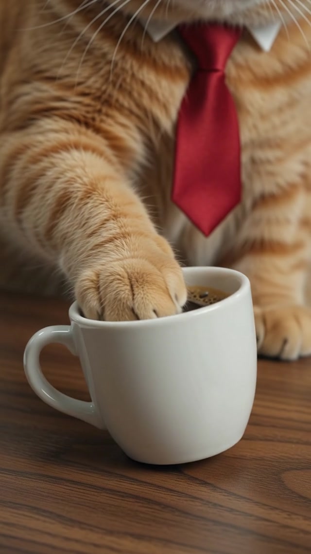 When The Cat Runs The Office Better Than You 🐱💼 #AI
