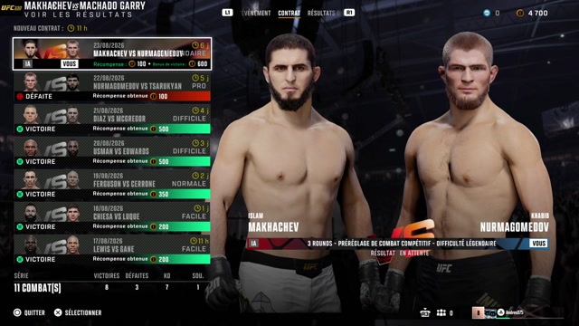 Daily Fight 💢 23 08 2026 💢 EA Sports UFC 6 💢 Fight Week Contracts 💢