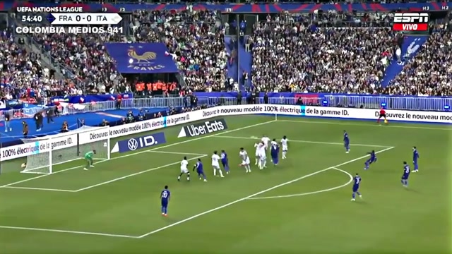 Francia 1x1 Italia - Liga de Naciones UEFA 2026-27 (Liga A - Grupo A1 - Fecha 3) - Goles - ESPN (Latinoamérica)