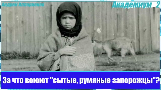 За что воюют «толстые, сытые, румяные запорожцы»? / Андрей Илларионов. 19 декабря 2025. Академиум