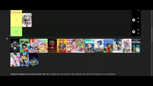 Anime Tier List