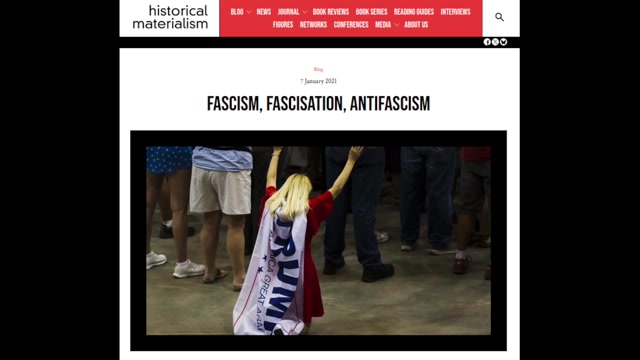 Fascism & Organic Crisis (Hegemony): "Fascism, Fascisation, Antifascism" (from S4A Livestream 133)