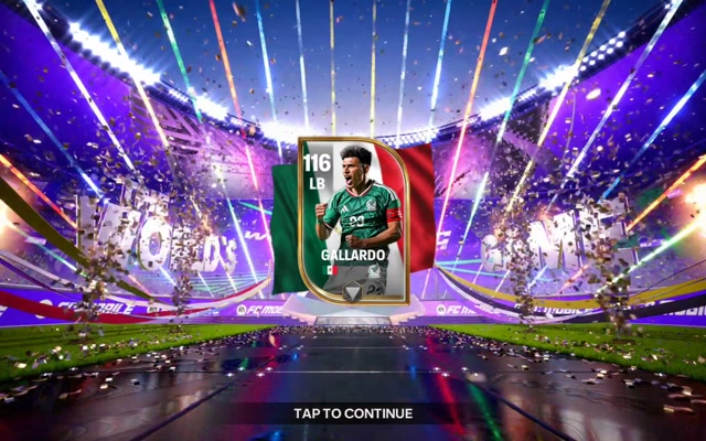 I got a new player FC Mobile