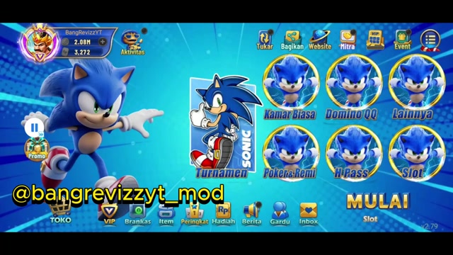 HGI TEMA SONIC🔥APK MOD HIGGS DOMINO RP VERSI 2.79 TERBARU X8 SPEEDER • HIGGS GAMES ISLAND