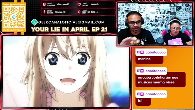 React de Your lie april EP 21 e 22