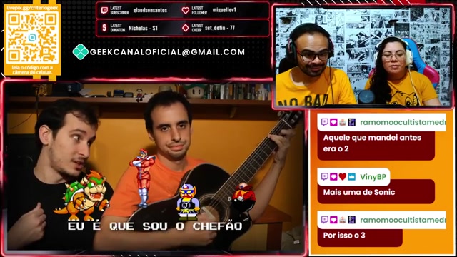 React um joystick e um violão 1 é o 3