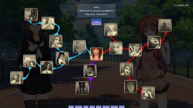 Renpy Visual Novel Talents Tree