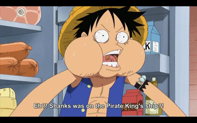 Rayleigh tells Luffy about Shanks(720P_HD)