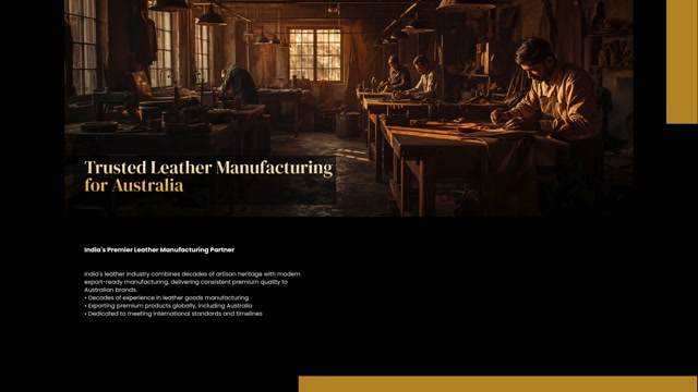 Leather Goods Manufacturer & Supplier for Australia - Premium Indian Export Solutions