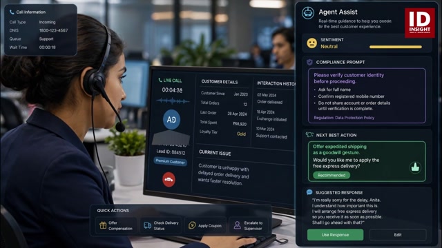 AI QMS + Agent Assist Closed-Loop Optimization for Contact Centers