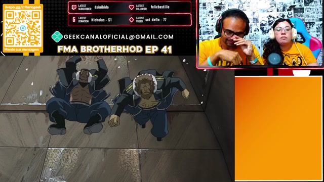 React Fullmetal alchemist brotherhood EP 41 e 42