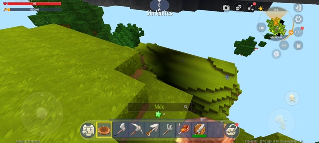Jugando mini world mapa de de chickengunmap 