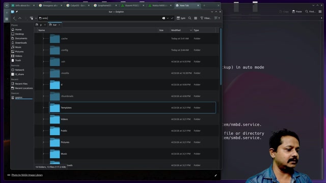 Owning my own data on local network on a laptop using SAMBA Share