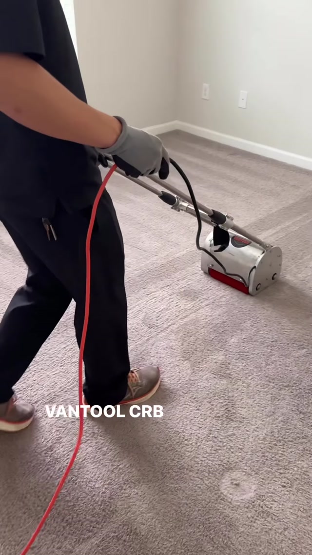 CRB Machine in Action | Counter Rotating Brush Carpet Cleaning Technology