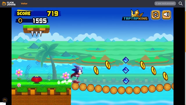 Sonic Run - Click Jogos (Gameplay)