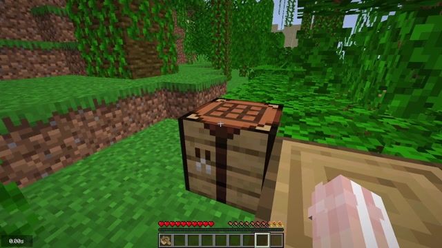Minecraft but I'm BLINDFOLDED