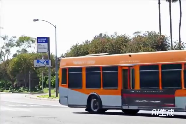 LA Metro Orion VI bus near Los Angeles International Airport.