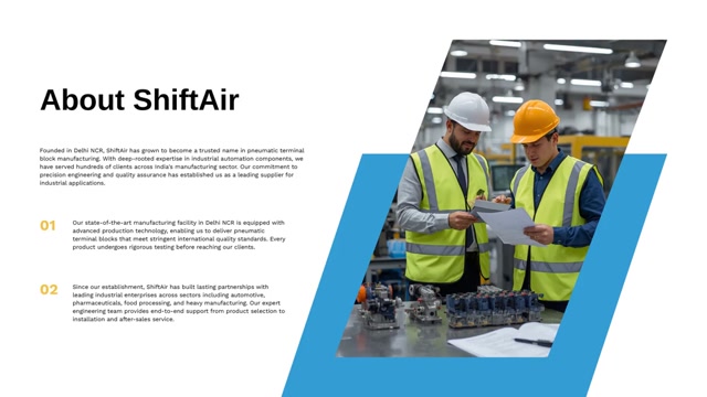 Leading Pneumatic Terminal Block Manufacturer in Delhi NCR | ShiftAir