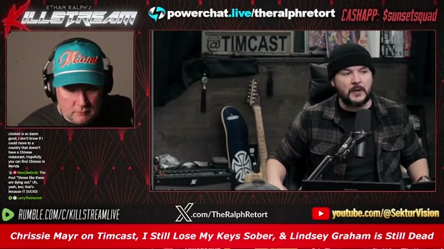 Sektur Vision 720 KILLSTREAM： Chrissie Mayr On Timcast, I Still Lose My Keys Sober, & Lindsey Graham Is Still Dead