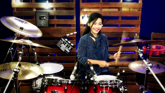 LA ISLA BONITA Drum Cover by Amira Syahira