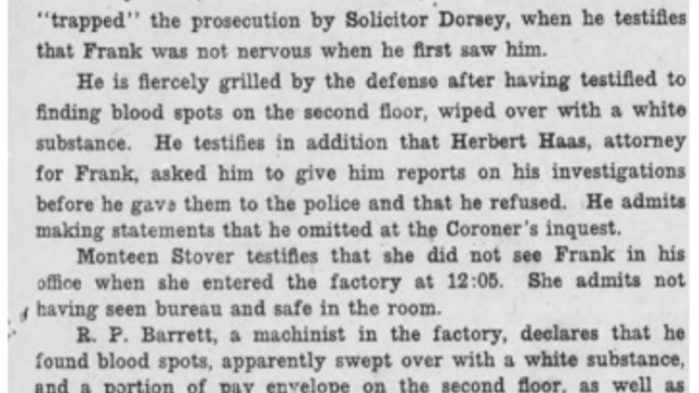 Thursday, 31st July 1913 Holloway Accused by Solicitor Dorsey of Entrapping State, The Atlanta Georgian