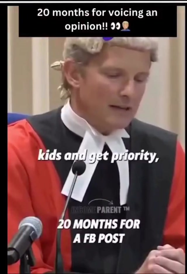 That judge should be in prison for life. You guys are being invaded and can't even talk about defending yourselves.