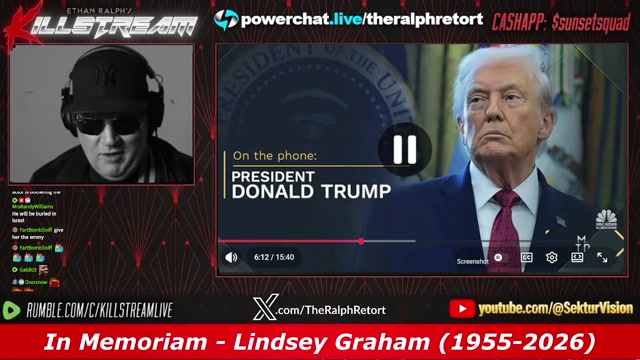 killstream Lindsey Graham memorial stream