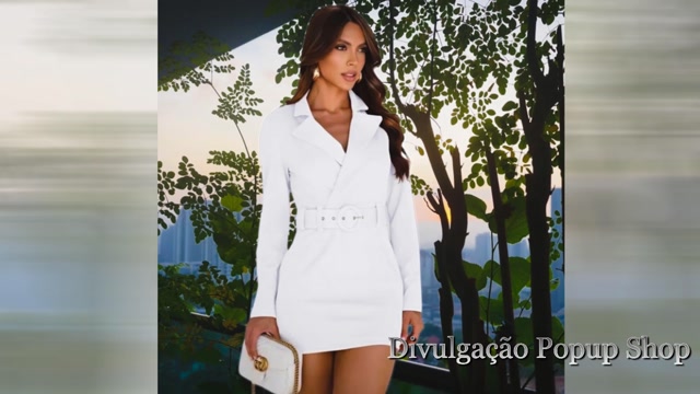 12 Estilos De Vestido Chemise Jeans, Malha, Suéter Coro Pu Feminino Atemporal Elegante Sex