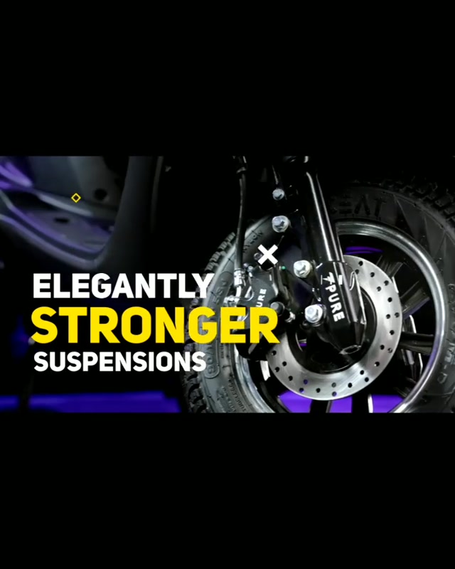 ETRANCE NEO, Elegantly stronger suspensions to steer you smoothly.....#PureEV #PureEnergy #ETran