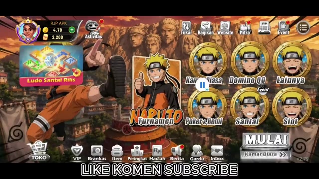 HGI TEMA NARUTO 🔥 APK MOD HIGGS DOMINO RP VERSI 2.79 TERBARU X8 SPEEDER • HIGGS GAMES ISLAND