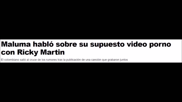 Maluma habló sobre su supuesto video porno con Ricky Martin