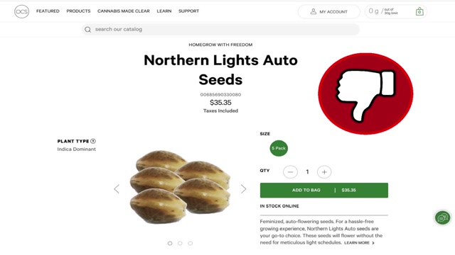 BEWARE OF  OCS ONTARIO CANNABIS STORE PRODUCTS