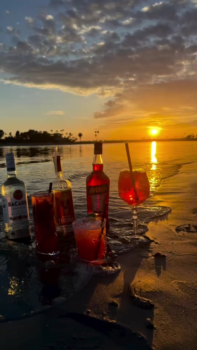 Proof that no two sunsets are the same on Mission Bay.