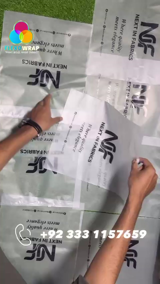Premium quality zipper bags with high-definition screen printing 💯
