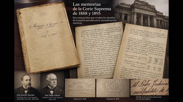 Las memorias de la Corte Suprema de 1888 y 1895