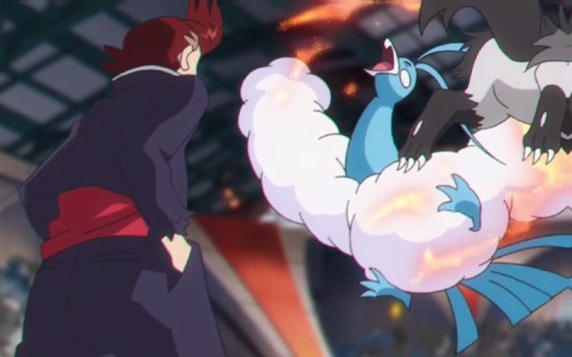 Pokemon battle intens fight
