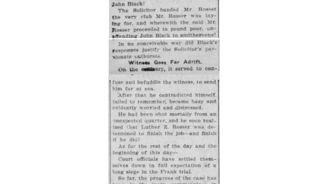 Thursday, 31st July 1913 State Balloon Soars When Dorsey, Roiled, Cries ‘Plant’, The Atlanta Georgian