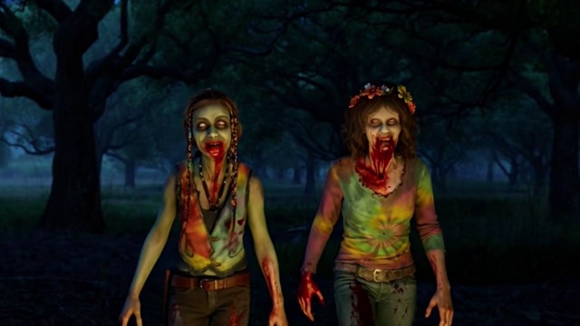 ZOMBIE HIPPY CHICKS WHO SMOKE WEED 
