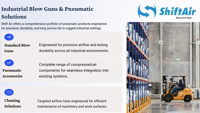 Industrial Blow Gun Supplier in Delhi NCR | ShiftAir
