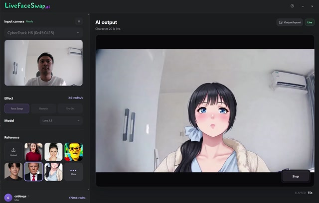 Real-Time Face Swap Test: 3 AI Faces from a Single Webcam