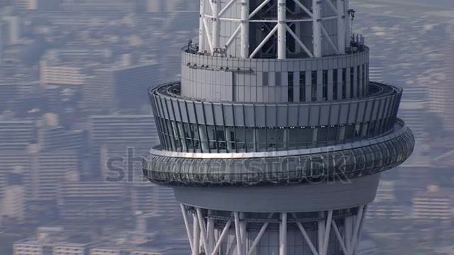 The tallest tower in Japan (634m) with panoramic observation decks.