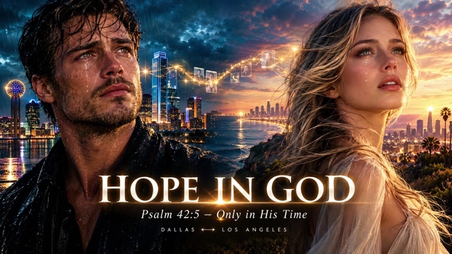 Psalm 42:5 Epic Duet “Hope In God” Long Distance Love Song | Dallas to Los Angeles, Only in His Time